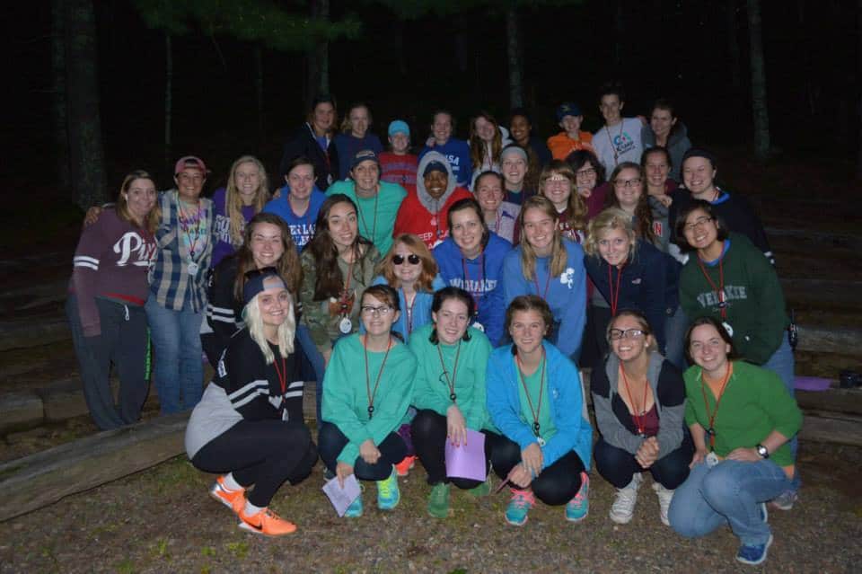 WeHaKee camp for Girls group of counselors