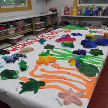 Arts & Craft Room At WeHaKee Camp for Girls