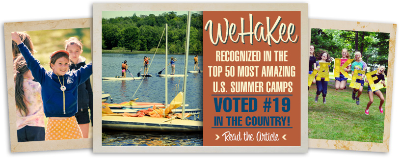 WeHaKee Recognized in TOP 50 Most Amazing Summer Camp